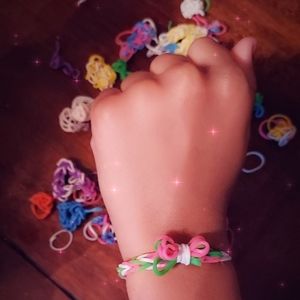 Bracelets with a bow. Fitz kids  5-7